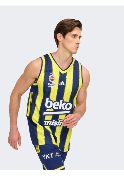 Fenerbahçe Basket Erkek Çubuklu Forma 25/26 Sarı-lacıvert