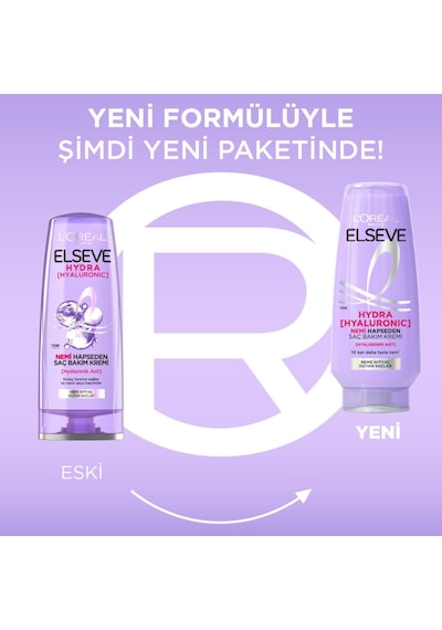 L'oreal Paris Elseve Hydra Hyaluronic Nemi Hapseden Saç Bakım Kremi 250ml
