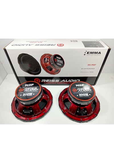Reiss Midrange 20cm - 300w Reiss Rs-m8f 20cm Midrange Hoparlör - Reiss Sticker Hediyeli