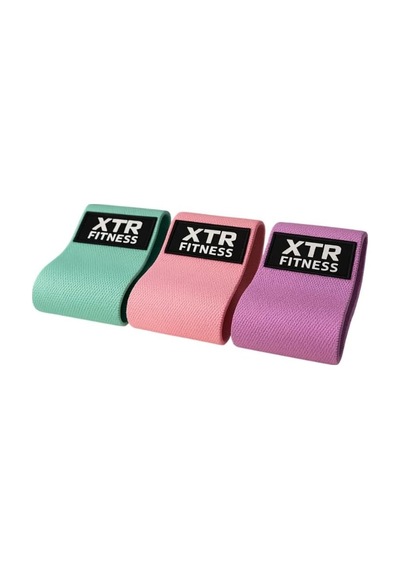 Xtr Fitness Loop Bant Direnç Bandı 3'lü Set Çok Renkli