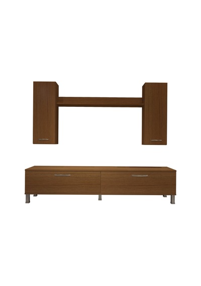 Decoraktiv Eko 5d Slm Std Krom Ayaklı Tv Ünitesi Tv Sehpası Ceviz