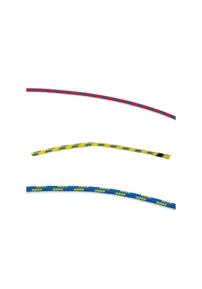 Cabo Superline Örgülü Halat. Dyneema 100%.2Mm. Sarı/Siyah-Beyaz