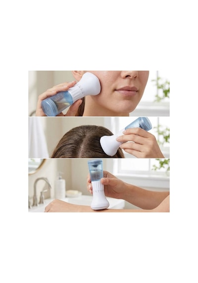 Mucit Home 140 İğneli Serum Hazneli Dermaroller 0-3 Mm Ayarlı Dermaroller Mikro İğneli Saç, Cilt