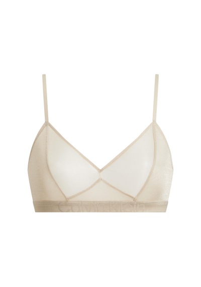 Calvin Klein Unlıned Bralette Kadın Bej Bralet
