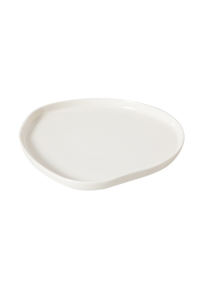 Mudo Home Aspendos Servis Tabağı Seti 26cm - 6lı Beyaz