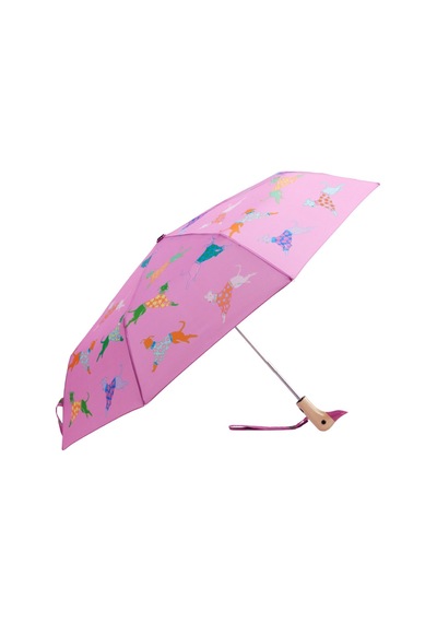 Original Duckhead Duck Kompakt Şemsiye Dogs İn Pink Pembe