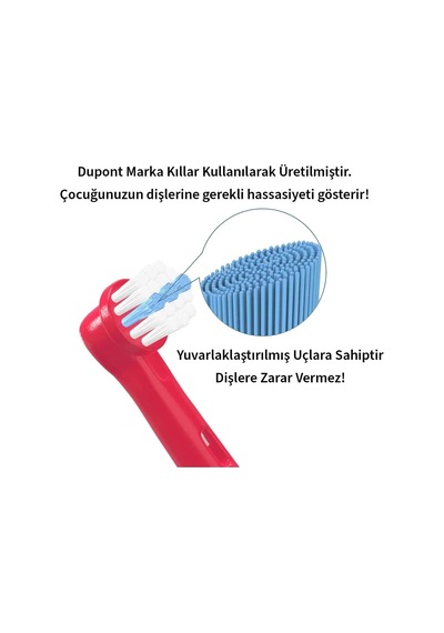 Kids Extra Care Oral-b Çocuk Elektrikli Ve Şarjlı Diş Fırçaları Çocuklar İle Uyumlu Çocuk Diş Fırçası Yedek Diğer