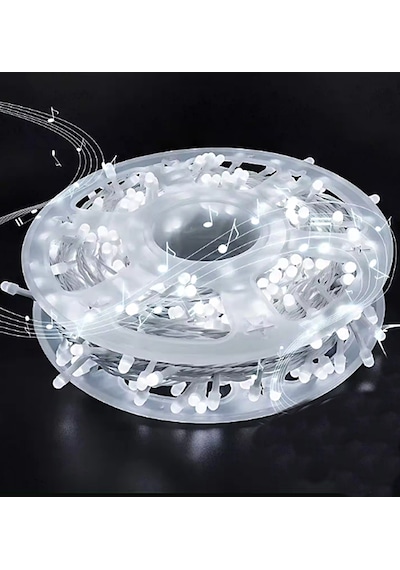 480 Ledli 100 Metre Led Beyaz Renk 8 Animasyonlu
