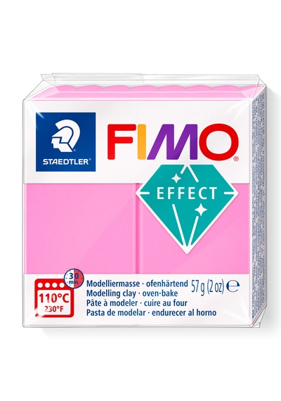 Staedtler Fimo Effect Polimer Kil 201 Neon Pink