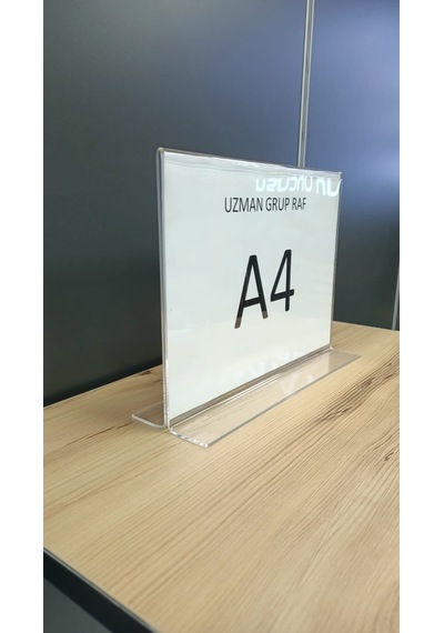 Uzmangrupraf Uzman Grup Raf A4 Pleksi Fiyat Etiketliği - 3'Lü Paket - T Tipi (523569134)