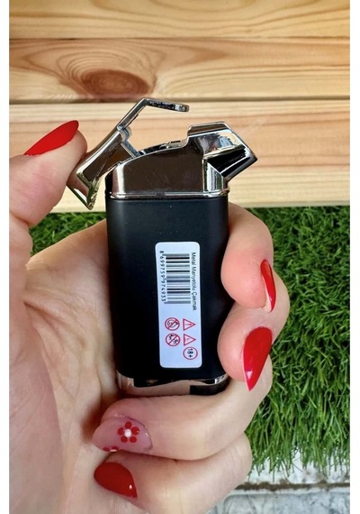 Pipo Çakmağı / Mat Siyah