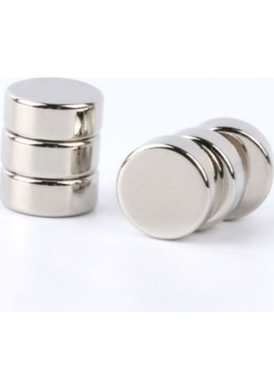 10 Adet 6mm X 3mm Yuvarlak Güçlü Neodyum Mıknatıs Magnet