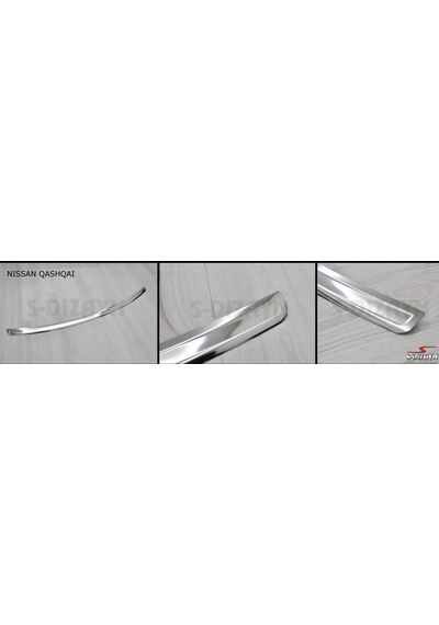 S-Dizayn Nissan Qashqai Krom Arka Tampon Eşiği 2007-2010