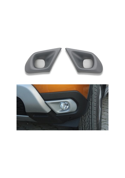 Dacia Duster 2018 Yılı ve Sonrasına Sis Farı Çerçevesi Gri