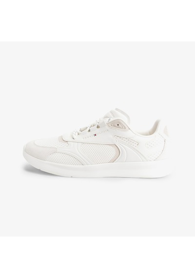 Tommy Hilfiger Lightweight Runner Monocolor Erkek Bej Spor Ayakkabı Fm0fm05928