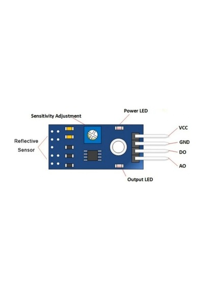 Kızılötesi Ateş Alev Algılama Sensör Modülü 4 Pin