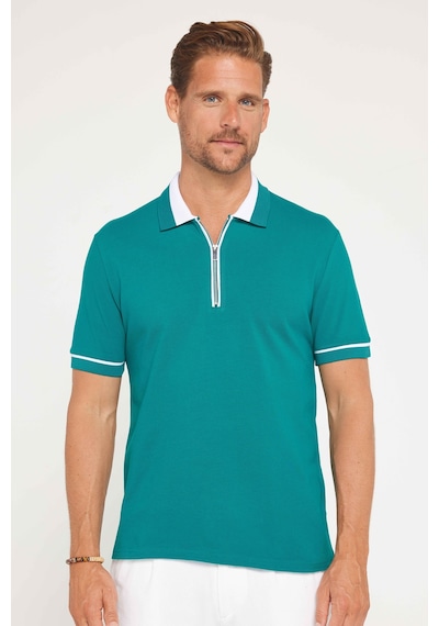 Tudors Erkek Slim Fit Dar Kesim %100 Pamuk Düz Pike Fermuarlı Yeşil Polo Yaka Tişört-31107 Yeşil Tudors Erkek Slim Fit Dar Kesim %100 Pamuk Düz Pike Fermuarlı Yeşil Polo Yaka Tişört-31107 Yeşil