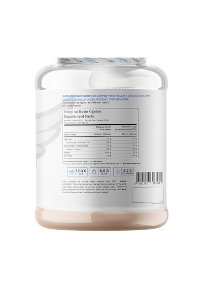 Supplementler Whey Isolate 1000 Gr Çikolata