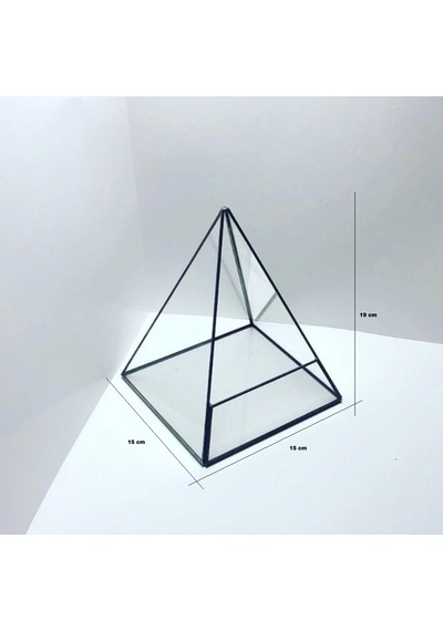Dekoratif Cam Fanus - Geometrik Cam Fanus - Teraryum Cam Fanus (479509417)