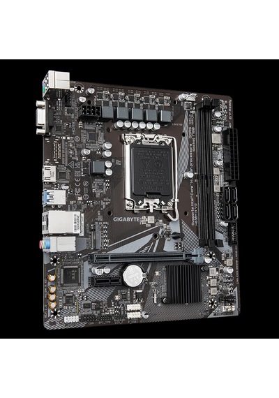 Gıgabyte H610m H V2, Rev.1.0, 5600mhz, 2xddr5, M.2, D-sub, Hdmı, 12-13.14.nesil, Lga1700 Soket, Ana