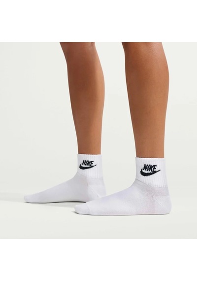 Nike Everyday Essential Dri-fit Unisex Beyaz 3'lü Çorap