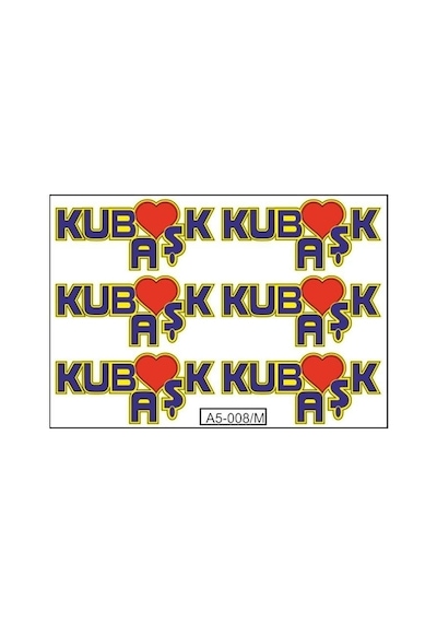 A5 Sticker 014 Tek Paket Çoklu Sticker Standart