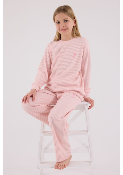 U.S. Polo Assn. U.s. Polo Assn Kız Çocuk Pembe Eşofman Takımı Us2328-c-v2 Pembe