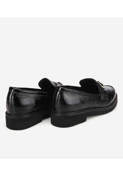 Hotiç Kadın Rugan Deri Siyah Tokalı Klasik Loafer 01ayh313640a100 01ayh313640a100 Siyah