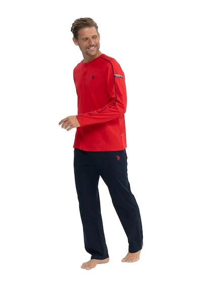 U.S. Polo Assn. U.s Polo Assn. 18836 Erkek Uzun Kollu Yuvarlak Yaka Pijama Takımı-kırmızı Kırmızı U.S. Polo Assn. U.s Polo Assn. 18836 Erkek Uzun Kollu Yuvarlak Yaka Pijama Takımı-kırmızı Kırmızı