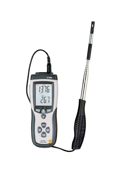 Cem Dt-8880 Teleskobik Problu Rüzgar Ölçer Anemometre