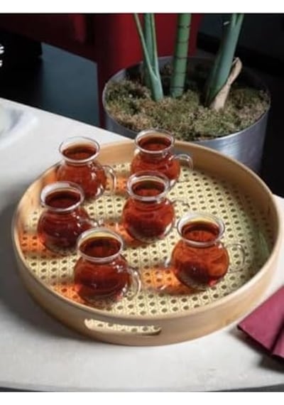 6 Adet Ateşe Dayanıklı Kulplu Cam Çay Bardağı Kupa Seti 200 Ml Mıt1165 Aeropress