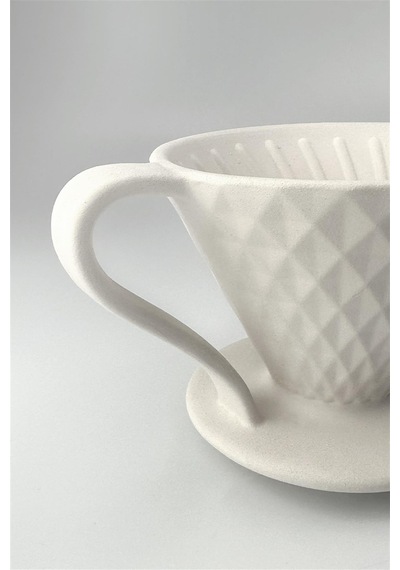 Prizma Dripper V60 - 02 Seramik Bisküvi Ham Ürün