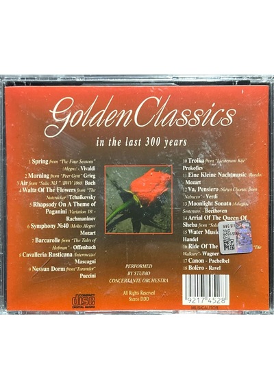 Plak Değildir Cd Dir Cd Golden Classics In The Last 300 Years C