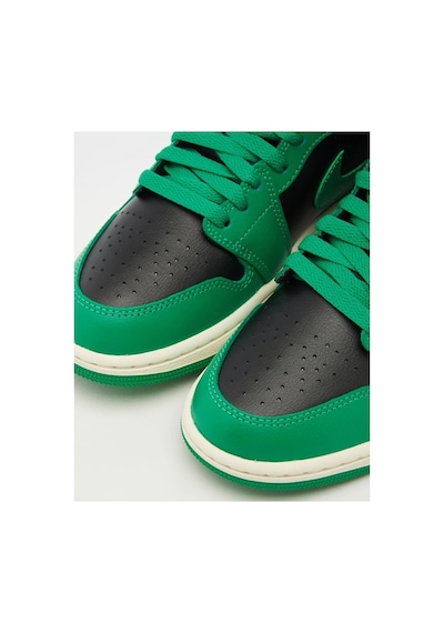 Nike Jordan Air 1 Mid Unisex Spor Ayakkabısı Bq6472-033 Yeşil-siyah Mavi Yeşil-siyah Mavi