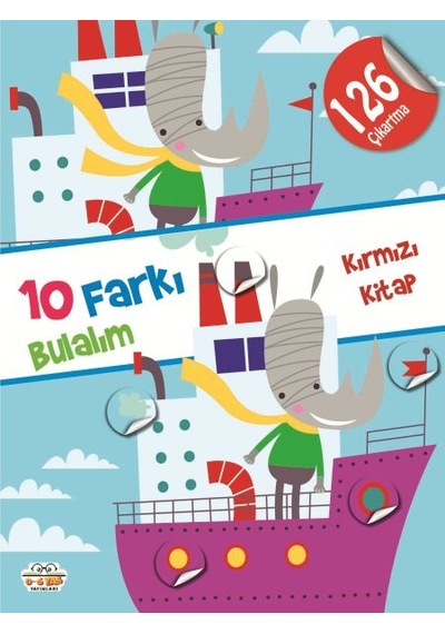 10 Farkı Bulalım-kırmızı Kitap