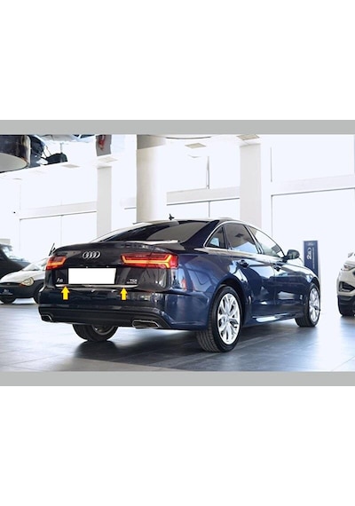 Ebal Otomotiv Audi A6 Krom Bagaj Alt Çıtası 2018 Üzeri Paslanmaz Çelik