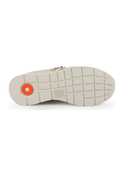 Mamma Mia Kadın Sneaker Bağcıklı Hakiki Deri Hafif Yastıklamalı Chunky Yürüyüş 26y-7110 Bej