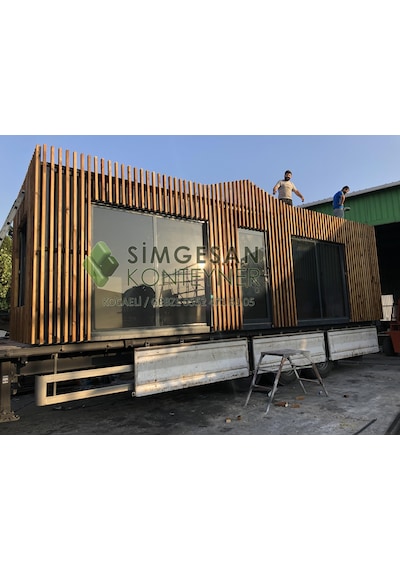 Tiny House Ahşap Pergole Konteyner