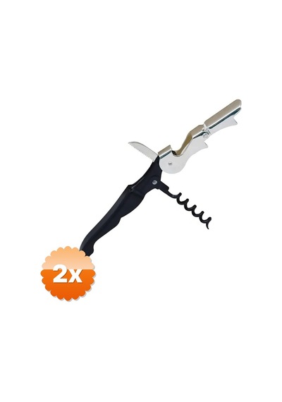 2 Adet Garson Tipi Tirbuşon Çok Fonksiyonlu Katlanabilir Profesyonel 12 Cm Diğer