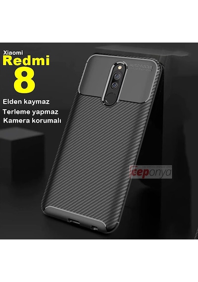 Xiaomi Redmi 8 Elde Kaymayan Kamera Korumalı Kaliteli Kılıf