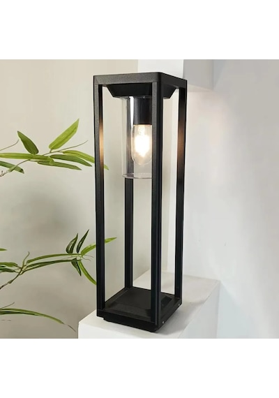 Forlife 60 Watt Rustik Tasarımlı Solar Alüminyum Bollard Aydınlatma Armatürü Fl-3305