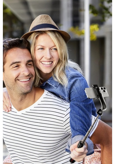 Ven-dens Vd-ss07 Bluetooth Kumandalı Selfie Çubuğu Ve Tripod, 90 Cm Uzatılabilir Gövde, 360 , Siyah