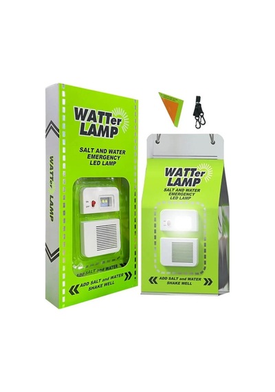 Sge Teknoloji Tuzlu Su İle Çalışan Led Işık Lamba Deprem Çantası Kamp Acil Yardım Işığı