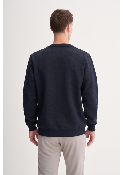 Cazador 53410 Erkek Bisiklet Yaka Sweatshirt Laci