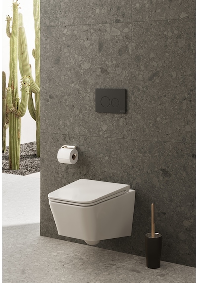 VitrA Equal 119-003R009 İnce Klozet Kapağı, Yavaş Kapanır, Kolay Çıkabilir, Beyaz