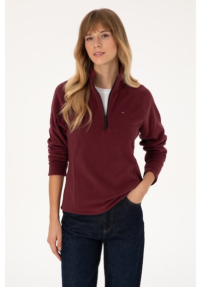 U.s. Polo Assn. Kadın Plum Sweatshirt 50316714-vr177 New Plum