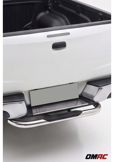 Ssangyong Kgm Musso Ev 2025-2026 Uyumlu Araca Özel Amazon Arka Koruma 76mm Krom