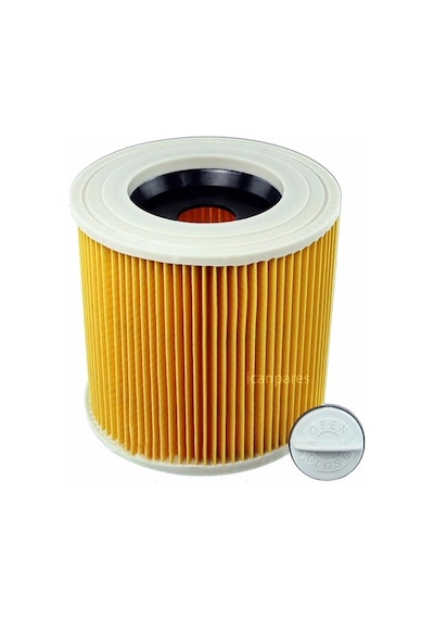 Karcher İle Uyumlu A 2231 Pt Süpürge Silindirik Filtre