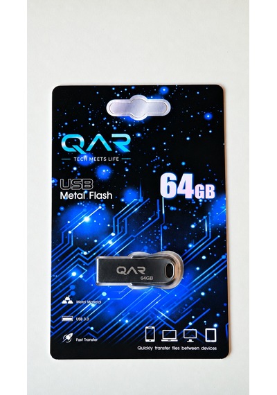 Qar Usb Flash Bellek Metal 64 Gb Usb 3.0  Güvenli