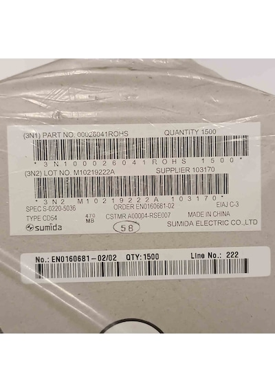 Cd54np-470lc 47uh 0.72a 6.1x5.5x4.85 Sumıda Smd Bobin 14 Adet